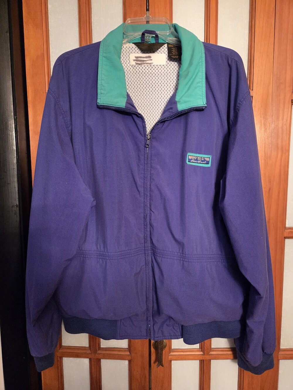 Mens Vintage 80s-90s Eddie Bauer Hydrofil Bomber Jacket Sz XL EUC